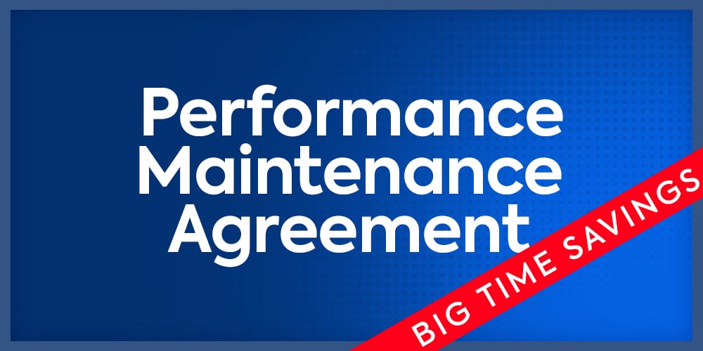 HVAC Performance Maintenance Agreement - $195 per year with 10% off services and 5% off equipment